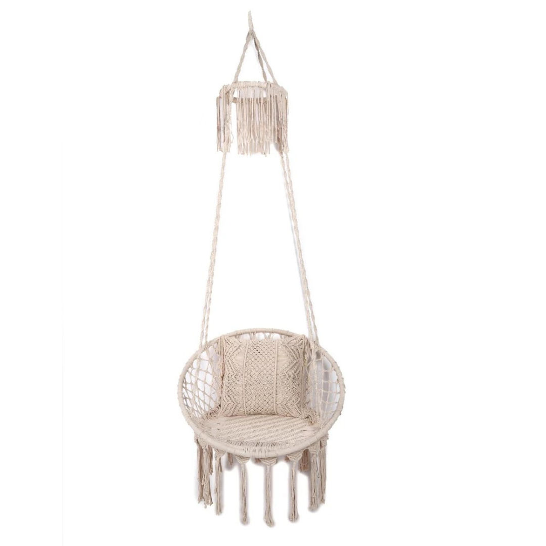 Large Macrame Swing Chair For Adult